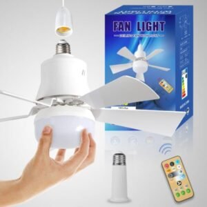 2-IN-1 Portable Ceiling Fan & Light